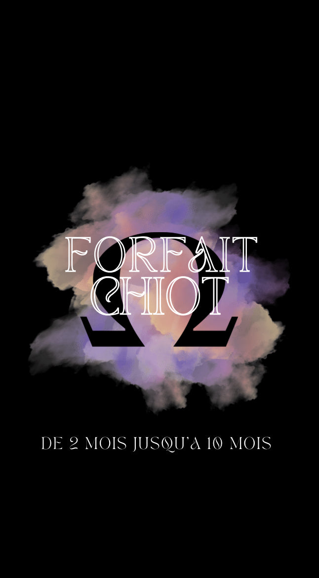 FORFAIT CHIOT (5 Séances)